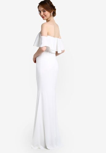 zalora wedding gown