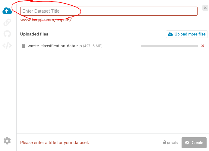 Uploading Dataset To Kaggle 2