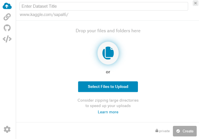 Uploading Dataset To Kaggle 1