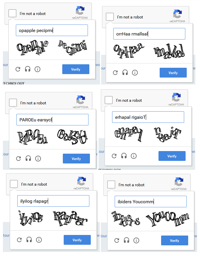 Accessibility vs Security: Breaking CAPTCHAs by exploiting their  accessibility features | by Gautam Krishnan | UX Planet