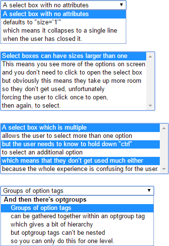 Styleable Select Box Replacement In Pure Css And Semantic Html By Ross Angus Medium