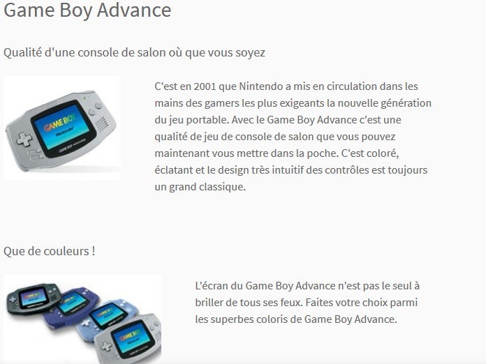 Le Game Boy Advance, la console de salon portable. | by Damien MAGLIANO