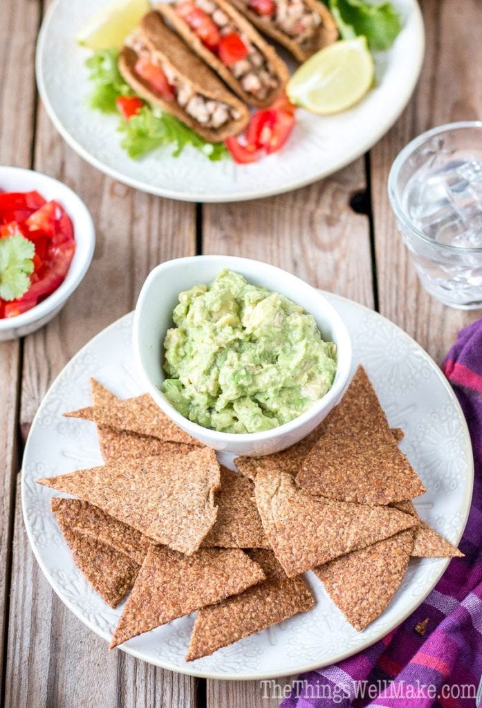 Keto Flaxseed Tortilla Chips