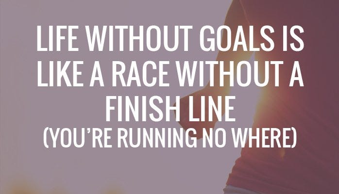 Goals- The Only Desire. “A Life Without A Goal Is A Race… | By Asish Raz |  Medium