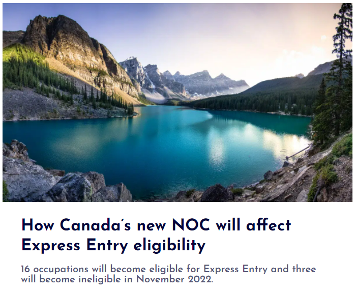 新版 NOC：加拿大新增 16 類職業，申請 EE 快速通道移民！
