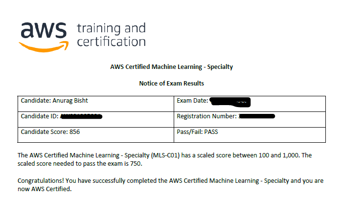 Acing the AWS Certified Machine Learning Specialty Exam like a Pro