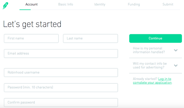 How To Sign Up For A Robinhood Brokerage Account In 4 Minutes A Step By Step Guide By Supul Wick Medium