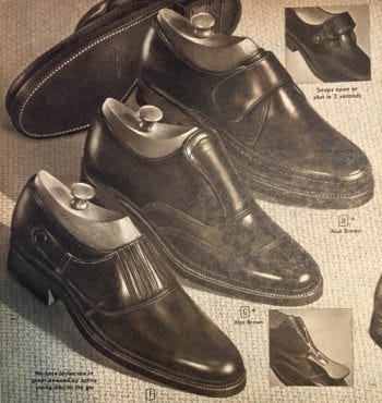 1950s mens dress shoes