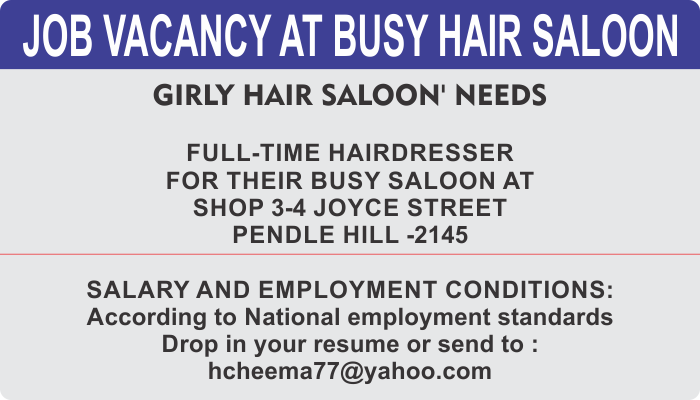 Full Time Hairdresser Needed Rajwant Singh Medium