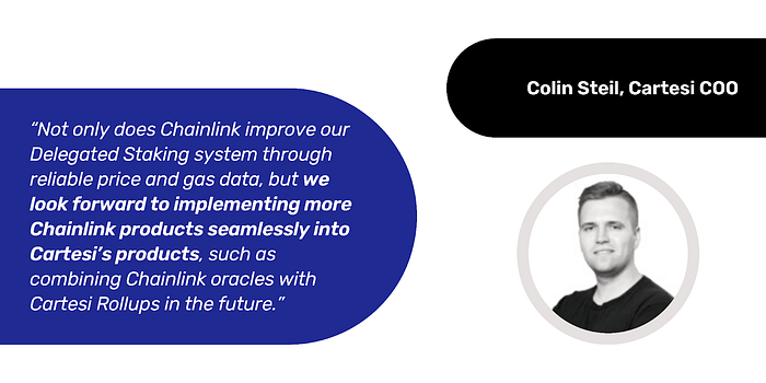 Cartesi Integrates Chainlink Price Feeds to Increase the Reliability of Noether’s Delegated Staking System