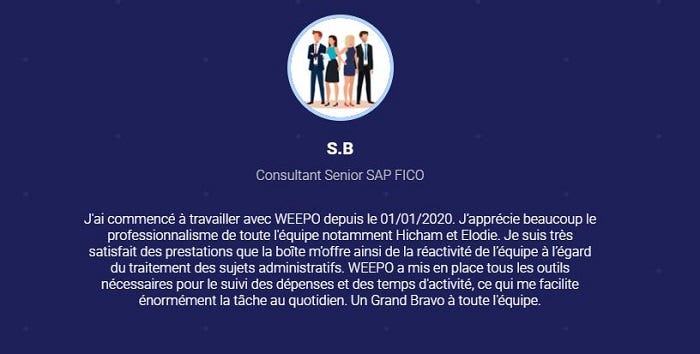 weepo - testimonials