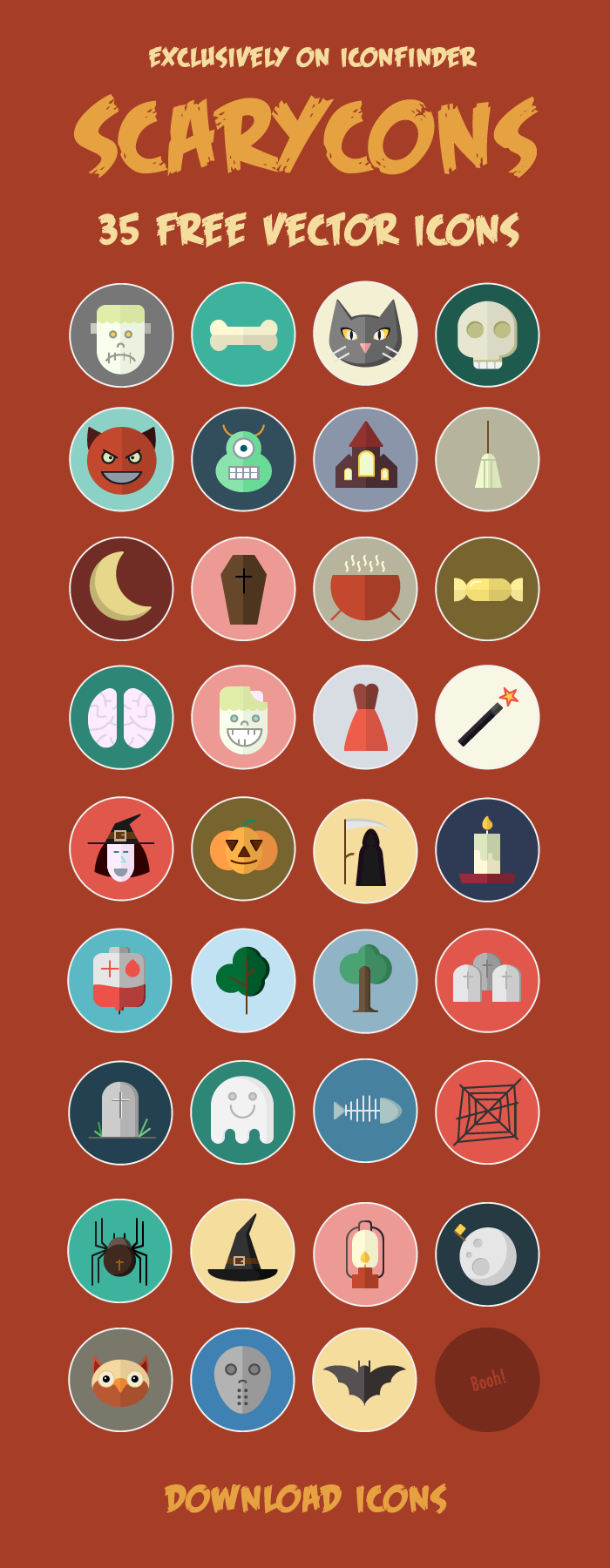 35 Free Vector Halloween Icons — Exclusively on Iconfinder | by Martin LeBlanc | The Iconfinder Blog