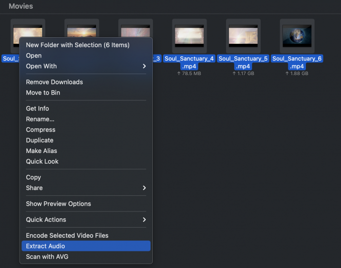 How to convert MP4 video files to M4A audio files on MacOS using Automator  workflows | by Dale Clifford | Internet Stack | Medium