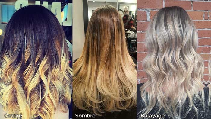 Differences Among Balayage Ombre And Sombre Hair Color