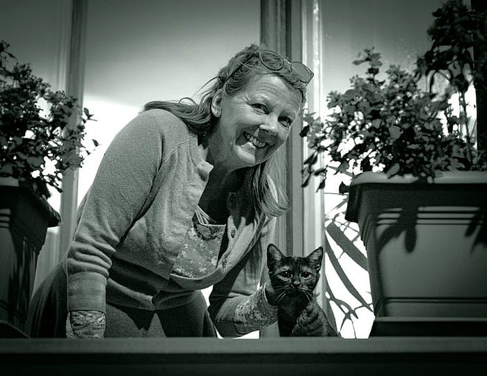 Copyright : Sean P. Durham, Berlin, 2020 “Deborah & Kitten”