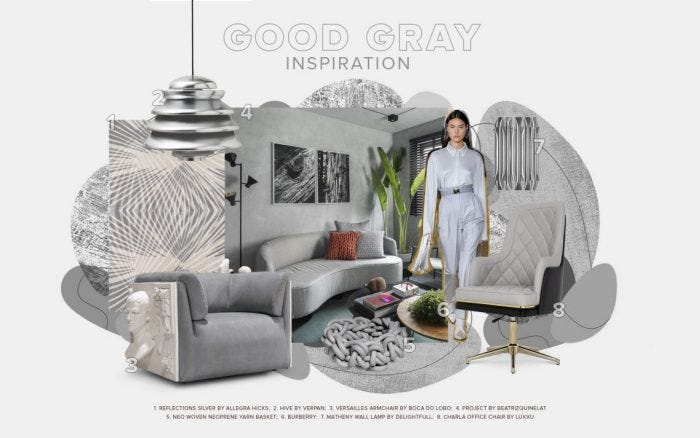 Good Gray 2021 Color Trend I Moodboard CollectionHello my trendies, today  we share with you another design trend with our creative mood board  collection, this time related to 2021color trends. Be inspired