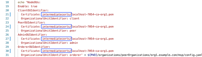 Typical Setups of Fabric CA Server 17