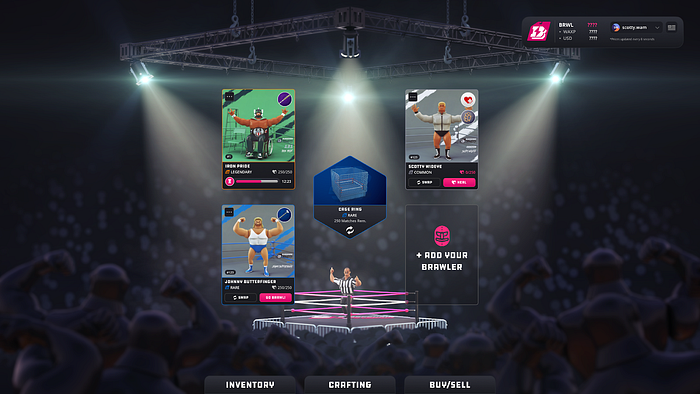 A Sneak Peek at Blockchain Brawlers’ Look, Feel and Functionality ...