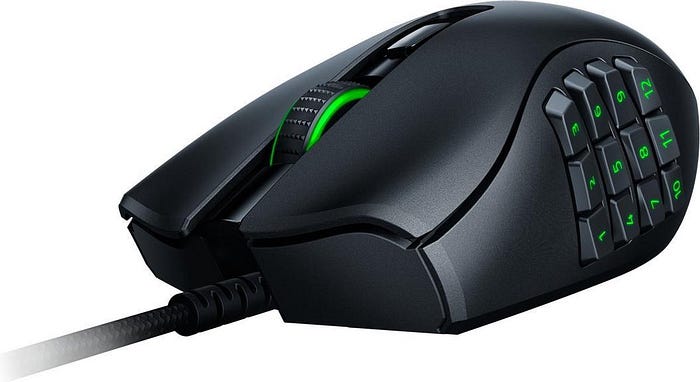 Razer Naga X, the least gamery wired MMO mouse
