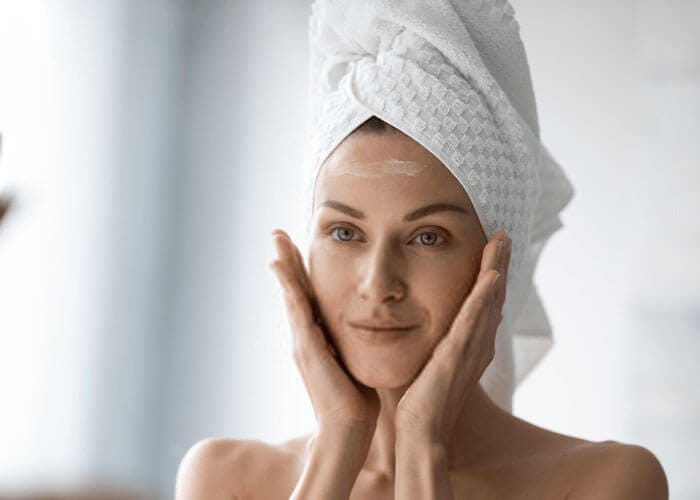 night time routine for glowing skin