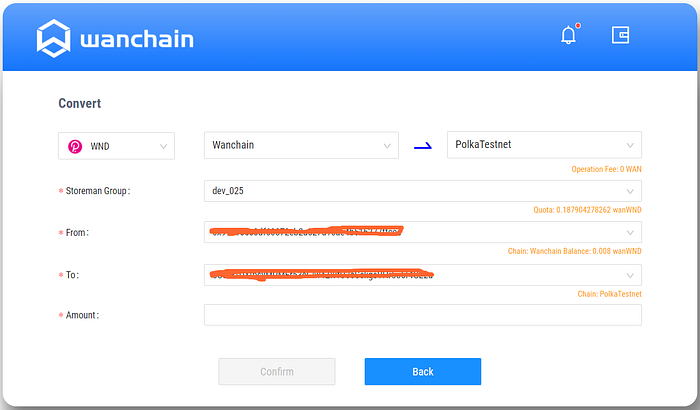 0*hN 1T7VV94ofNIcZ Wanchain Guide: Cross-chain Polkadot transfers (Testnet)