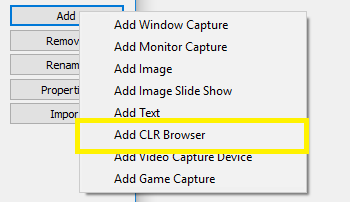 How to use clr browser source plugin obs studio | snitarrela1973's Ownd