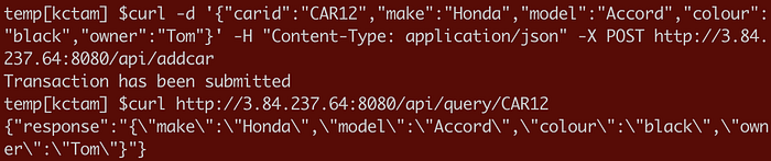Using API Server for Hyperledger Fabric Network 11