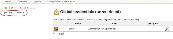 Configure Jenkins Credentials