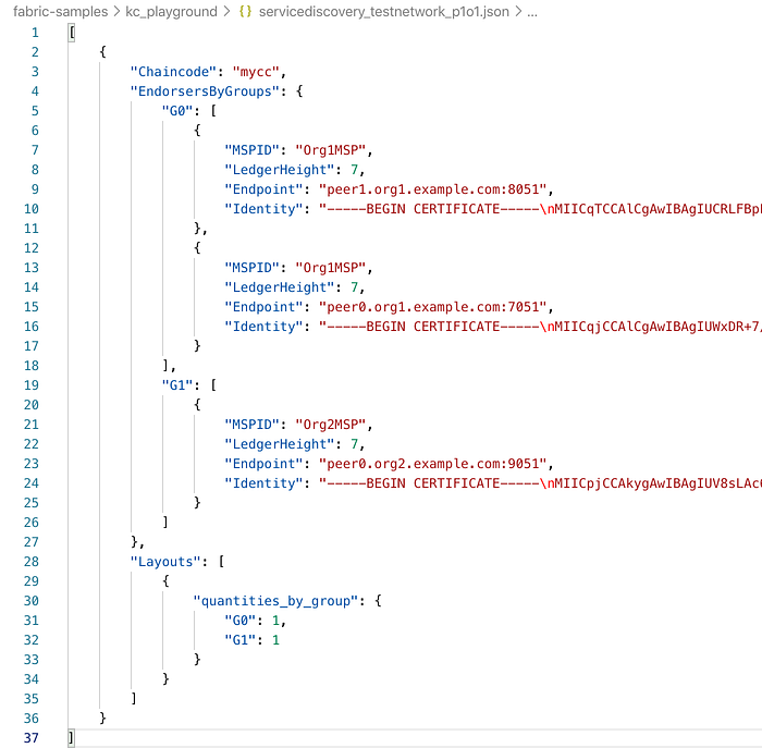 Add a Peer to an Organization in Test Network 21