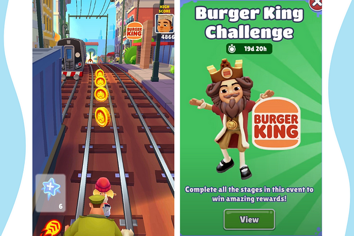 In-Game Native Advertising in Subway Surfers