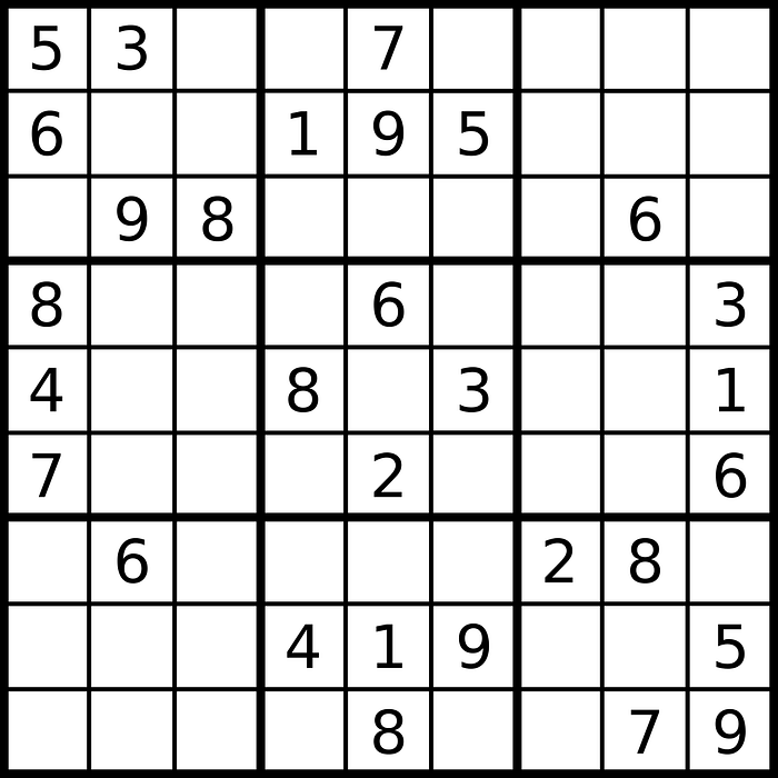 Sudoku Starting Board