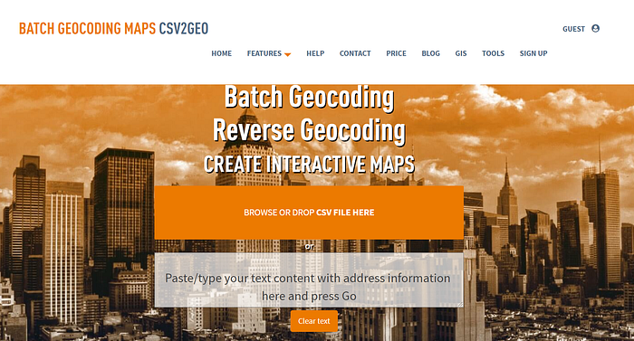 CSV2Geo