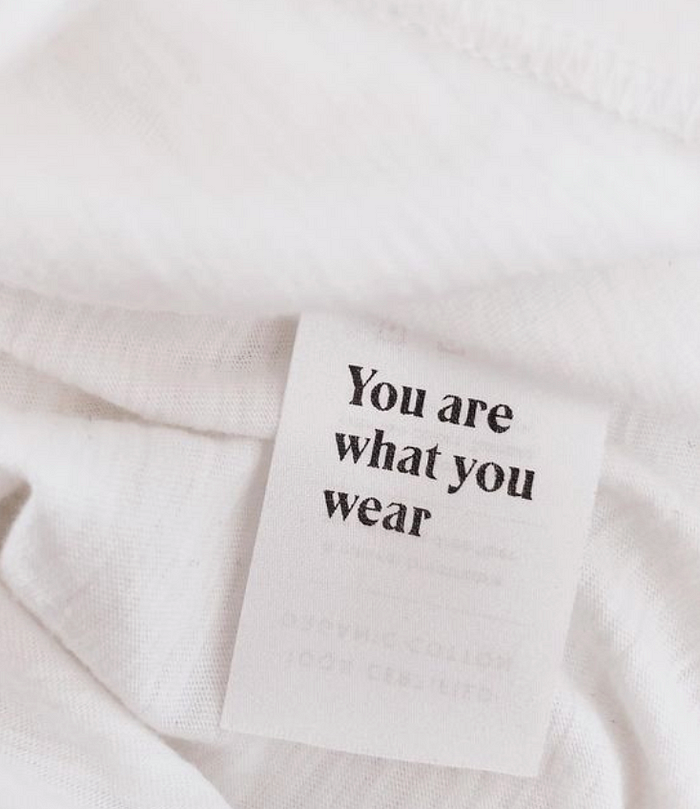 Wear you values text image
