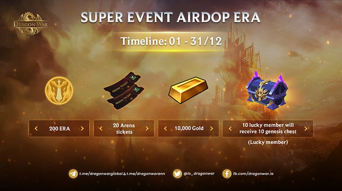 <strong>[SUPER EVENT] AIRDROP ERA — THE 2nd TOKEN OF DRAGON WAR</strong>