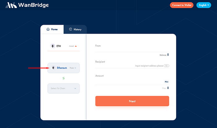 1*1faZOo1MJnrTFMDfJ3szKw Guide: Crosschain transactions with the NEW Wanbridge Web