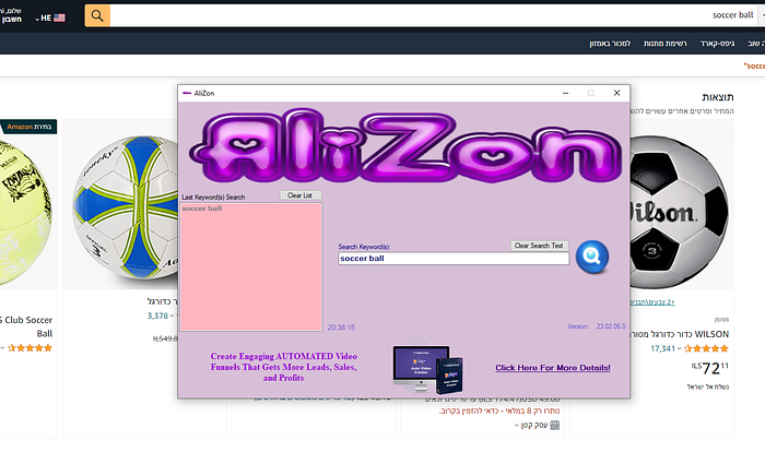 AliZon Software — Aliexpress & Amazon Easy Product Search