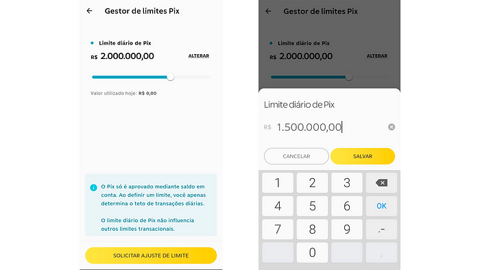 Como definir um limite diário de Pix no C6 Bank? 4 Como definir um limite diário de Pix no C6 Bank? 3