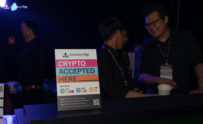 Crypto payments at Mandala Weekender, Singapore Formula 1