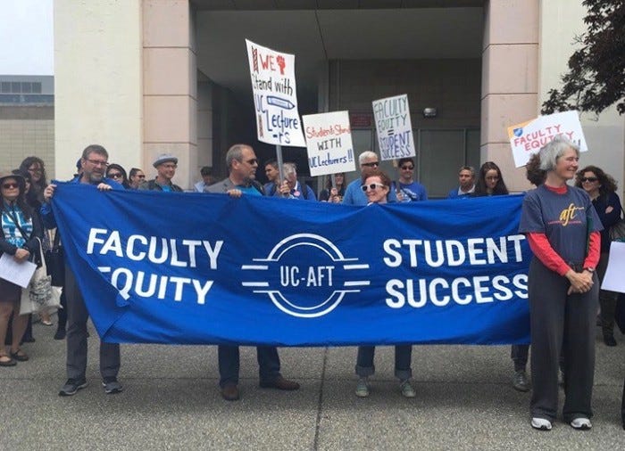 Lecturers Are Still Demanding Change From The University Of California By Amelia Cecchetto Medium