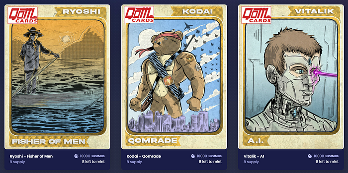 QOM Legendary NFT Cards