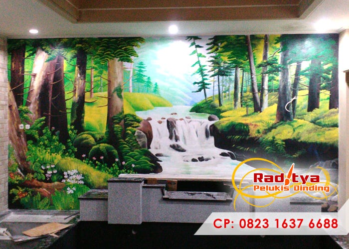 Jasa Lukis Dinding Mural Modern Balikpapan Raditya Designer Art