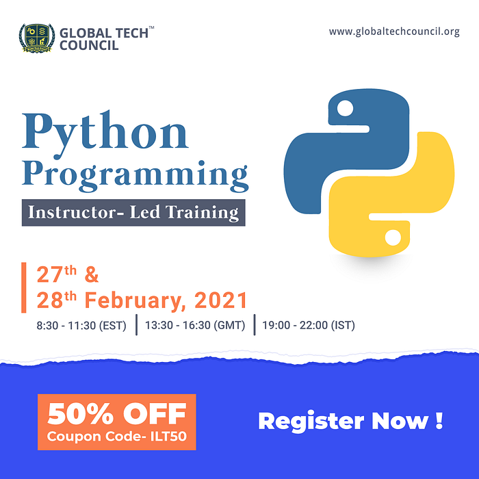 Python Programming: Instructor Led Training