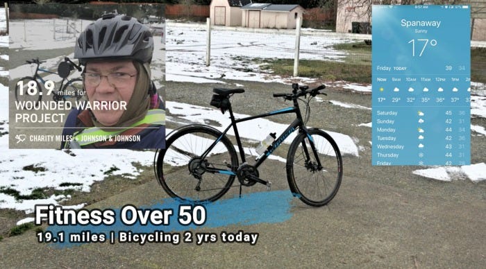 cycling for fitness over 50