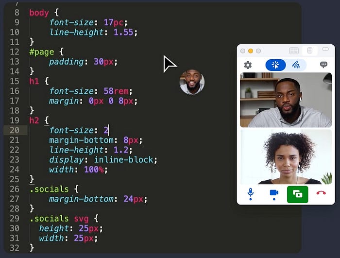 pair programming on Pop