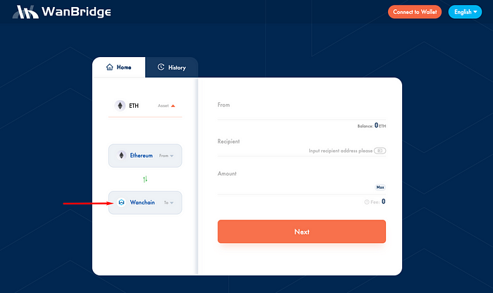 1*FORXIPCI3sHGCLQ5w8UKfA Guide: Crosschain transactions with the NEW Wanbridge Web