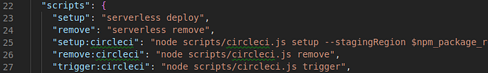 The full command for CICD setup