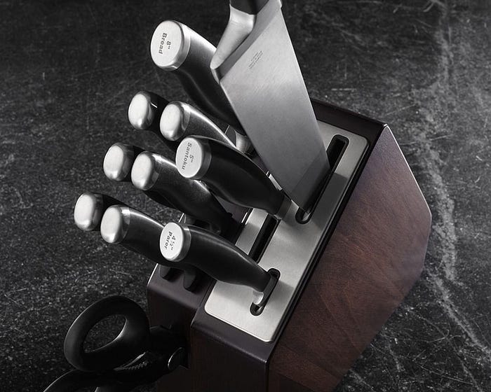 Does a self sharpening knife block work? How it works？