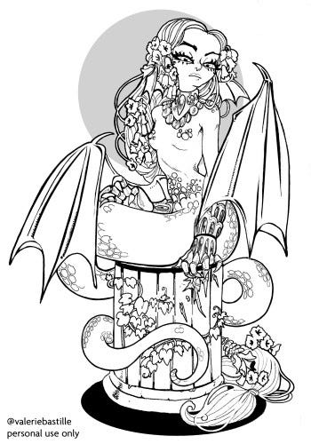 time to colour pages gorgeous printables shared by artists online by victor stankov printt medium