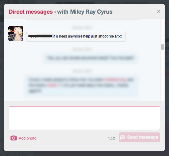 How to get Miley Cyrus’s phone number. by Blake Jamieson Medium