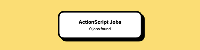zip recruiter search results showing zero action script jobs available